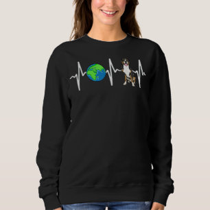 Moletom Planeta Global Terra Grande Cachorro Suíço Ouvido