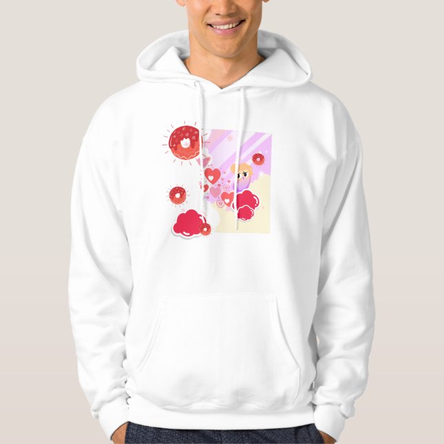 Moletom Planeta Kawaii Donut Sonho Caprichoso (Frente)