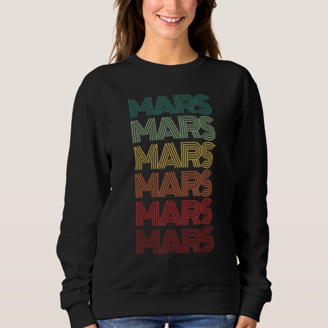 Moletom Planeta Retro MARS Equipe de Ciências Astronomia E (Frente)
