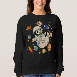 Moletom Planetas Cócitos Zoo Pássaro Pinguim Animal Espaço