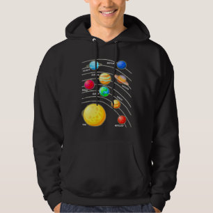 Moletom Planetas do Sistema Solar Ciência Espaço Meninos M