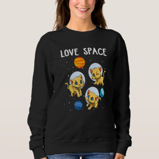 Moletom Planetas para Crianças do Gato Lover 1