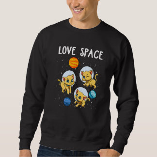 Moletom Planetas para Crianças do Gato Lover 1