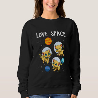 Moletom Planetas para Crianças do Gato Lover 1