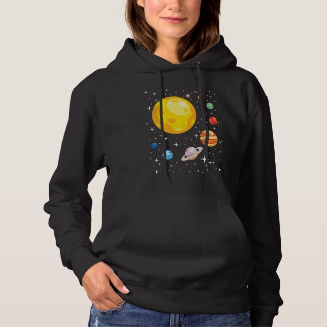 Moletom Planets Solar System Planetarium Astronomy Astroph (Frente)