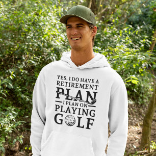 Moletom Plano de Golfe para Aposentadoria