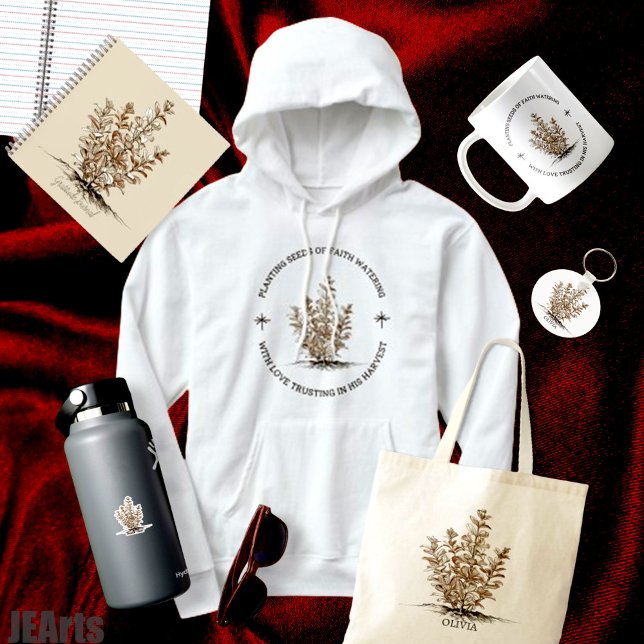 Moletom Plantar Sementes de Faith Christian Gardener (Criador carregado)