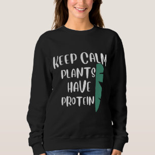 Moletom Plantas Calmas Têm Proteaginosas Vinho De Cão
