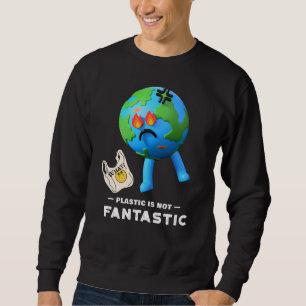 Moletom Plástico Não É Fantástico - Salve O Planeta