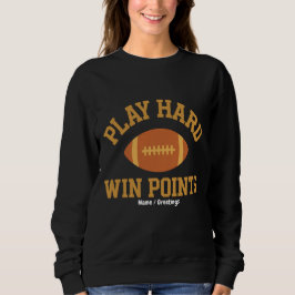 Moletom Play Hard, Win Points Retro Game Day Sports