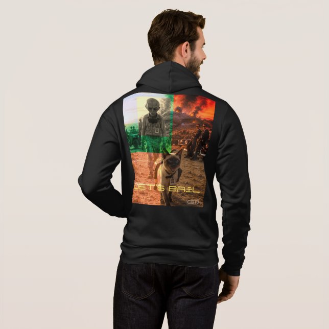 Moletom Playera Roswell (Parte Traseira Completa)