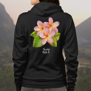 Moletom Plumeria Rosa Frangipani, seu Nome, Floral