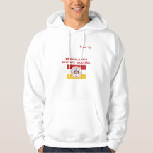 * PMC FLAG HOODIE W/NAME E CLASSE - texto vermelho