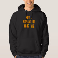Pnha uma banana em seu hoodie da orelha