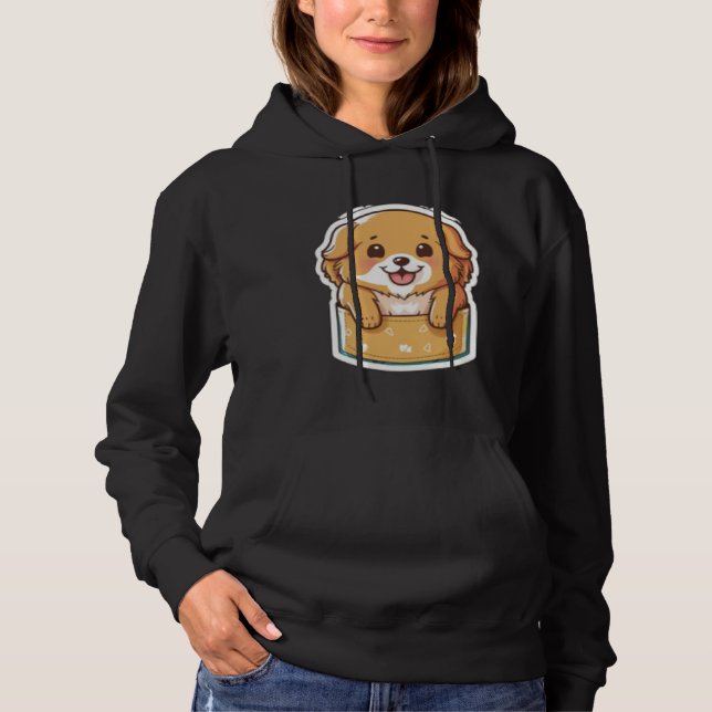 Moletom Pocket Dog Golden Retriever Dog in your Pocket (Frente)