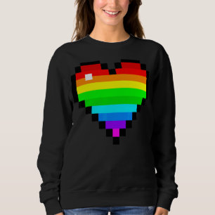 Moletom Pocket Gaymer Lgbt Gay Gamer Pixel Do Orgulho Retr