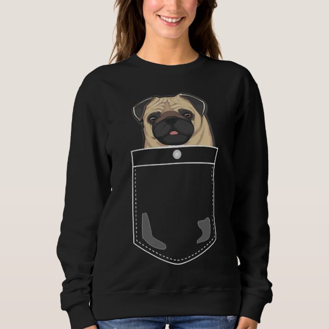 Moletom Pocket Pug - Dark Classic T-Shirt 1998 (Frente)