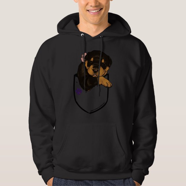 Moletom Pocket Puppiez Rottweiler (Frente)