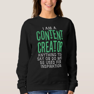 Moletom Pod do Vlogger do Influencer do Content Creator