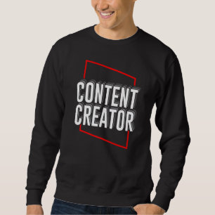 Moletom Podcast do blogueiro do Content Creator (Criador d