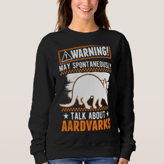 Moletom Pode Falar Espontaneamente Sobre Aardvarks