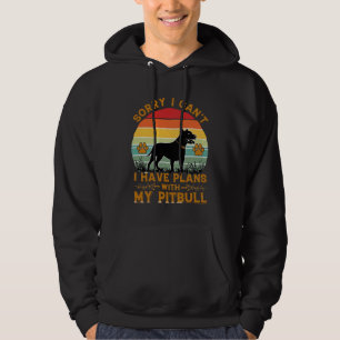 Moletom Pode Planos Cachorro Pitbull Pôr do Sol Retro_1