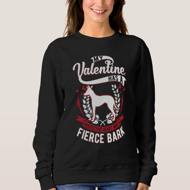 Moletom Podenco Valentine's Day Ibizan Hound Podenco (Frente)