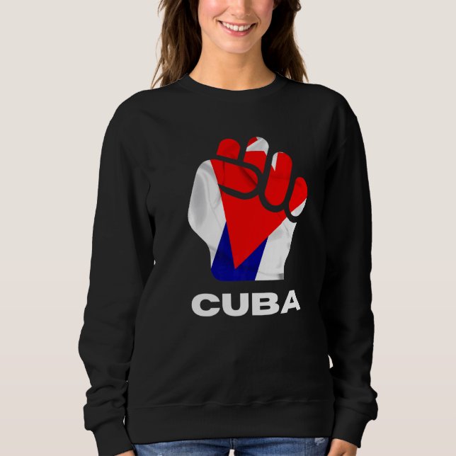 Moletom Poder Para As Pessoas Cubanas (Frente)