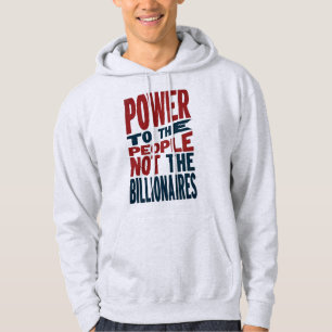 Moletom Poder para as Pessoas, não para os ricos - Slogan