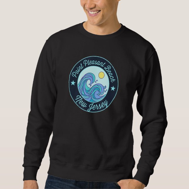 Moletom Point Pleasant Beach Nj New Jersey Souvenir Nautic (Frente)