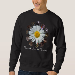 Moletom Pointers Dogs Peace Love Daisy Pointers Mãe