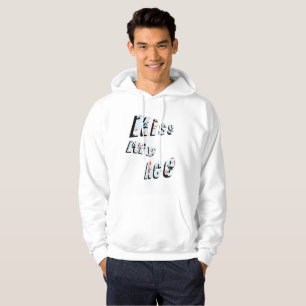 Moletom Poker Beija Meu Ás, Engraçado Mens Brancos