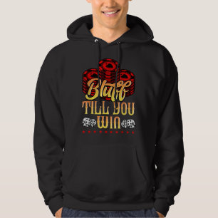Moletom Poker Engraçado Eu Amo Poker Bluff Até Você Ga