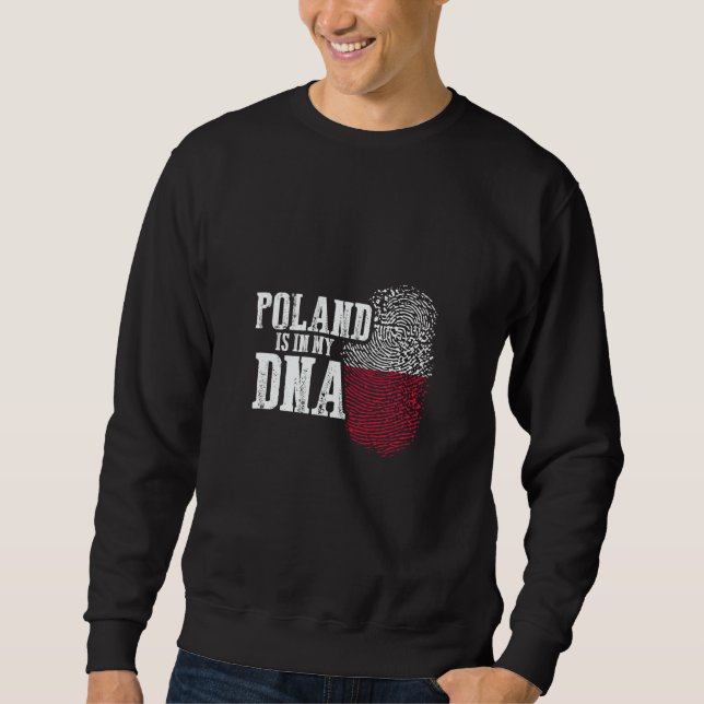 Moletom Poland is in my dna (Frente)