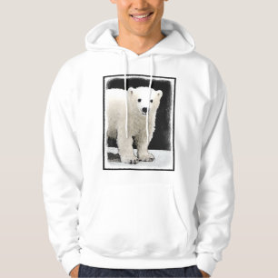 Moletom Polar Bear Cub Painting - Arte Original