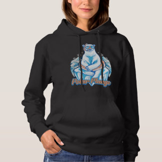 Moletom Polar Plunge Ice Salta Engraçado Urso Polar Invern