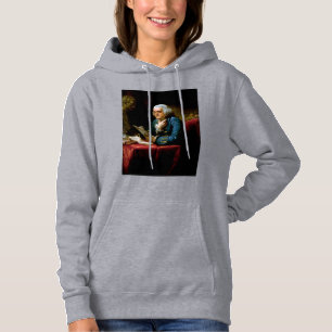 Moletom Polegar Retrato, Benjamin Franklin Pai Fundador