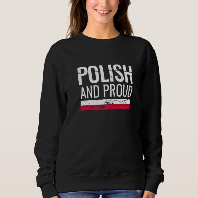 Moletom Polish And Proud Poland Flag (Frente)