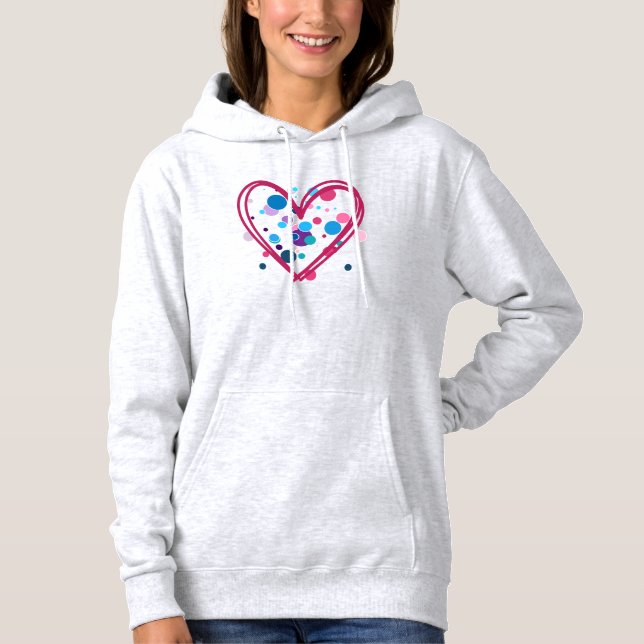 Moletom Polk Dot Heart (Frente)