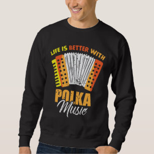 Moletom Polka Music Accordion Dancing em polonês