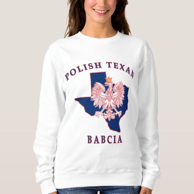 Moletom Polonês Texan Babcia (Frente)
