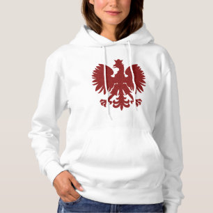 Moletom Polonês vermelho Eagle do damasco