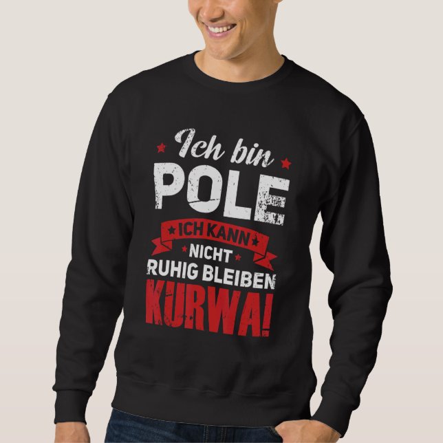 Moletom Polônia de mens (Frente)