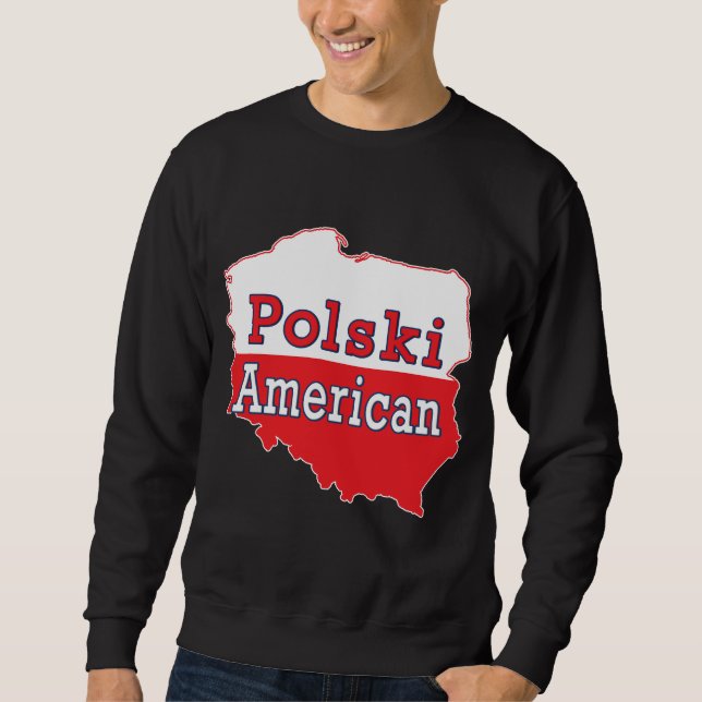 Moletom Polski American Map (Frente)