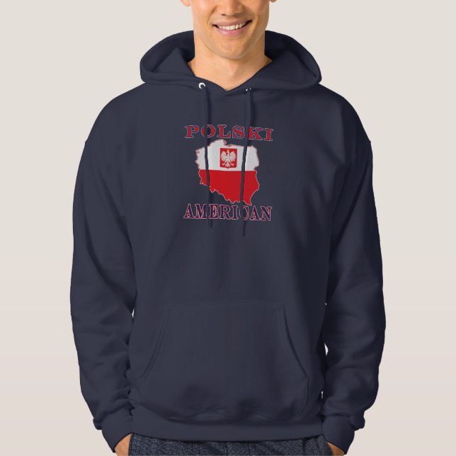 Moletom Polski American Map (Frente)