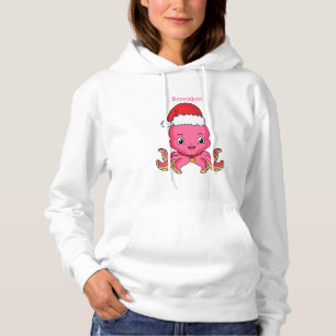 Moletom Polvo feliz bonito vestindo o desenho do chapéu d