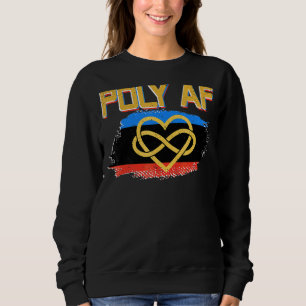 Moletom Poly Af Polyamory Flag Polyamory Pride