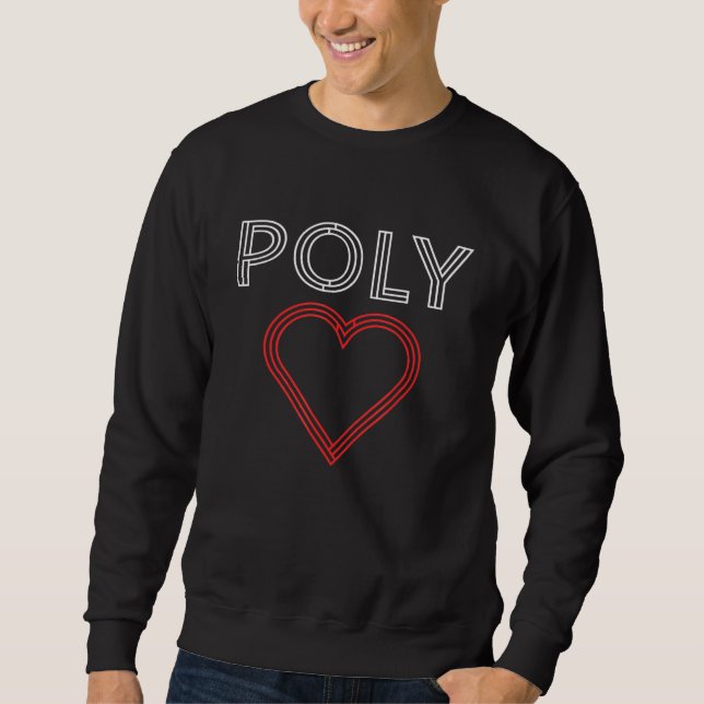Moletom Poly Polyamorous Love Heart (Frente)