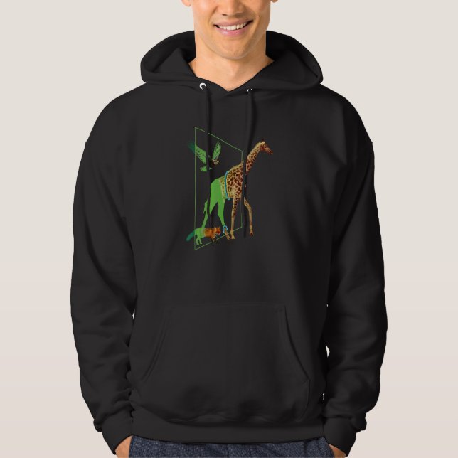 Moletom Polygon Giraffe, Hawk, Fox Gate Men, Menina (Frente)