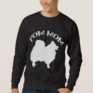 Moletom Pom Pomeraniano Cão-Pão-Pêmbolo Mãe Mamãe Pôr Love